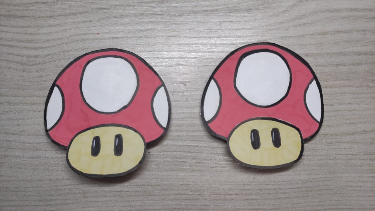 Tutorial Segnalibro Super Fungo! #papercraft #craft #bookmark #diy