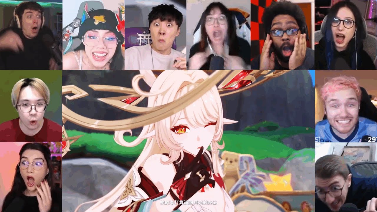 Реакция на Genshin Impact Mashup | Версия &laquo;Луна III&raquo; Трейлер &laquo;Ноктюрн Крайнего Севера&raquo;