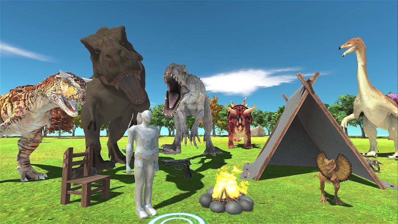DINOSAUR CAMP - BUILD A STRONG CAMP AND SURVIVE - ARBS