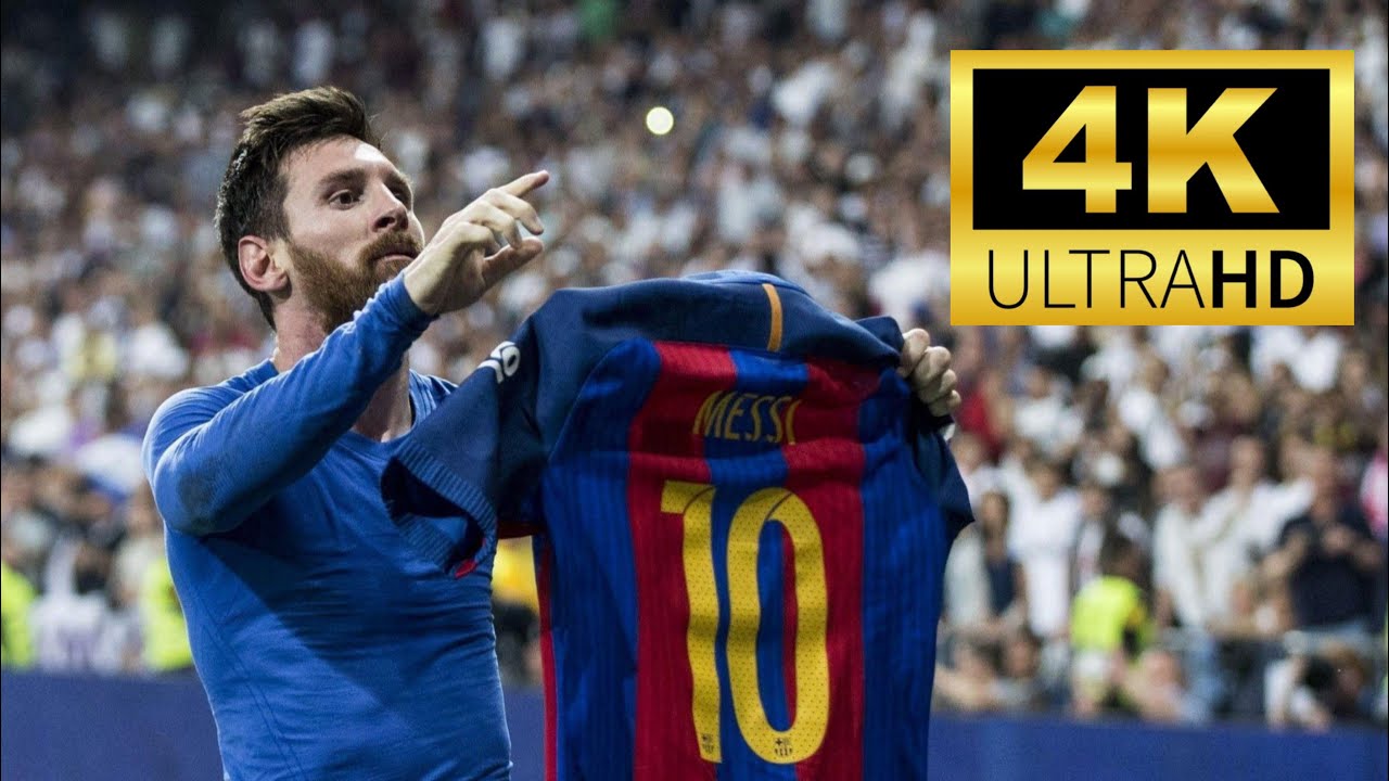 Lionel Messi goal vs Real Madrid 16/17 4K quality