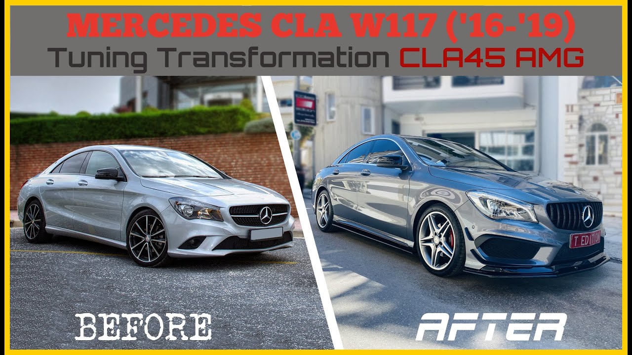 Mercedes CLA w117 retrofit to 45 AMG by Tolias Edition