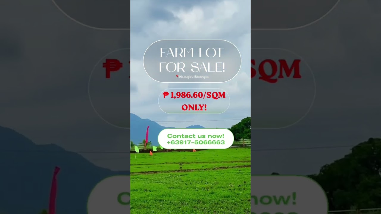 Farm Lot For Sale in Batangas #farmlot #nature #nasugbubatangas #travel #batangasprovince