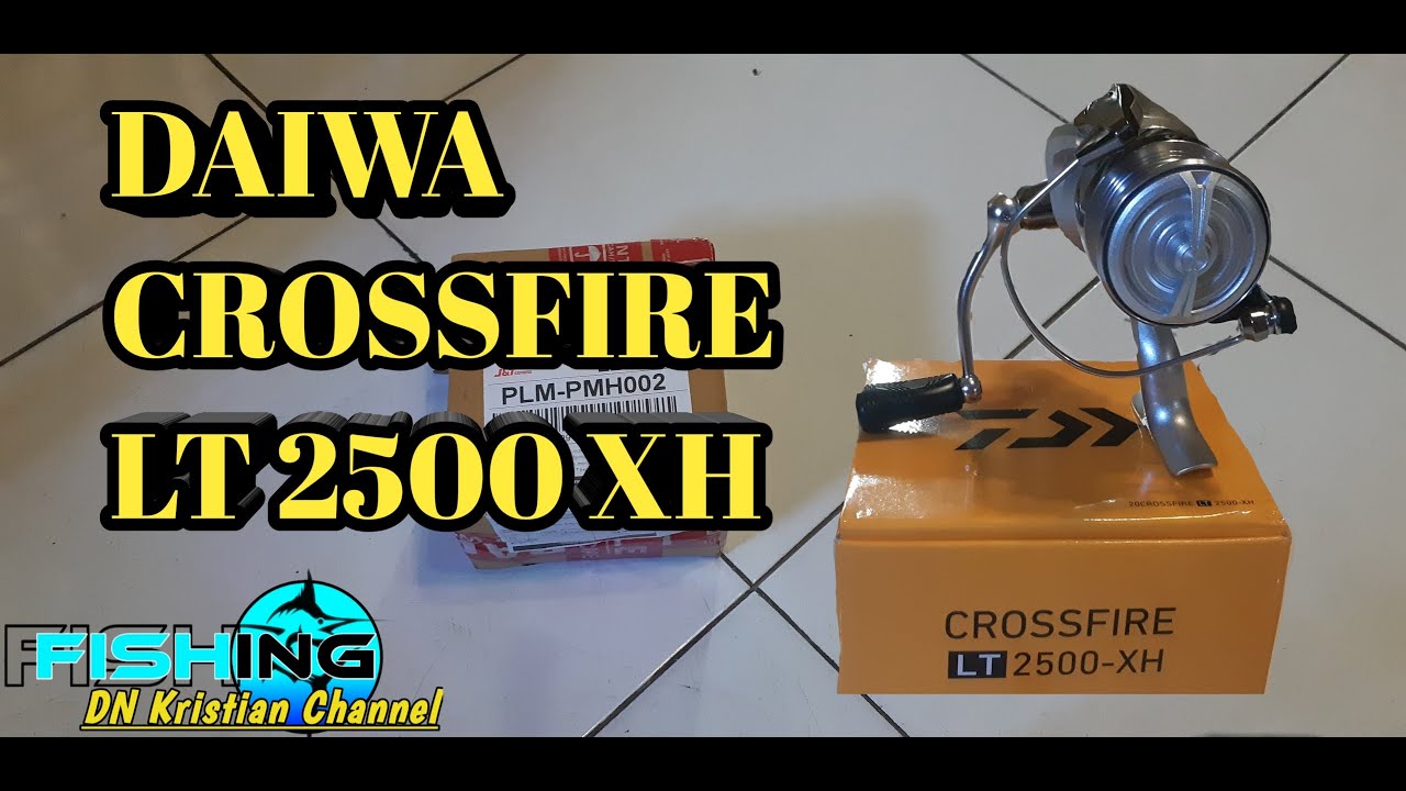 Unboxing & review reel daiwa crossfire LT 2500 XH