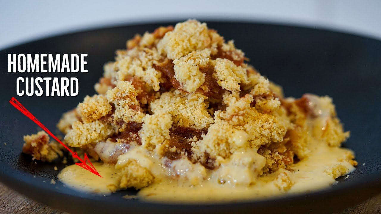 Apple & Rhubarb Crumble | How To Make Recipe