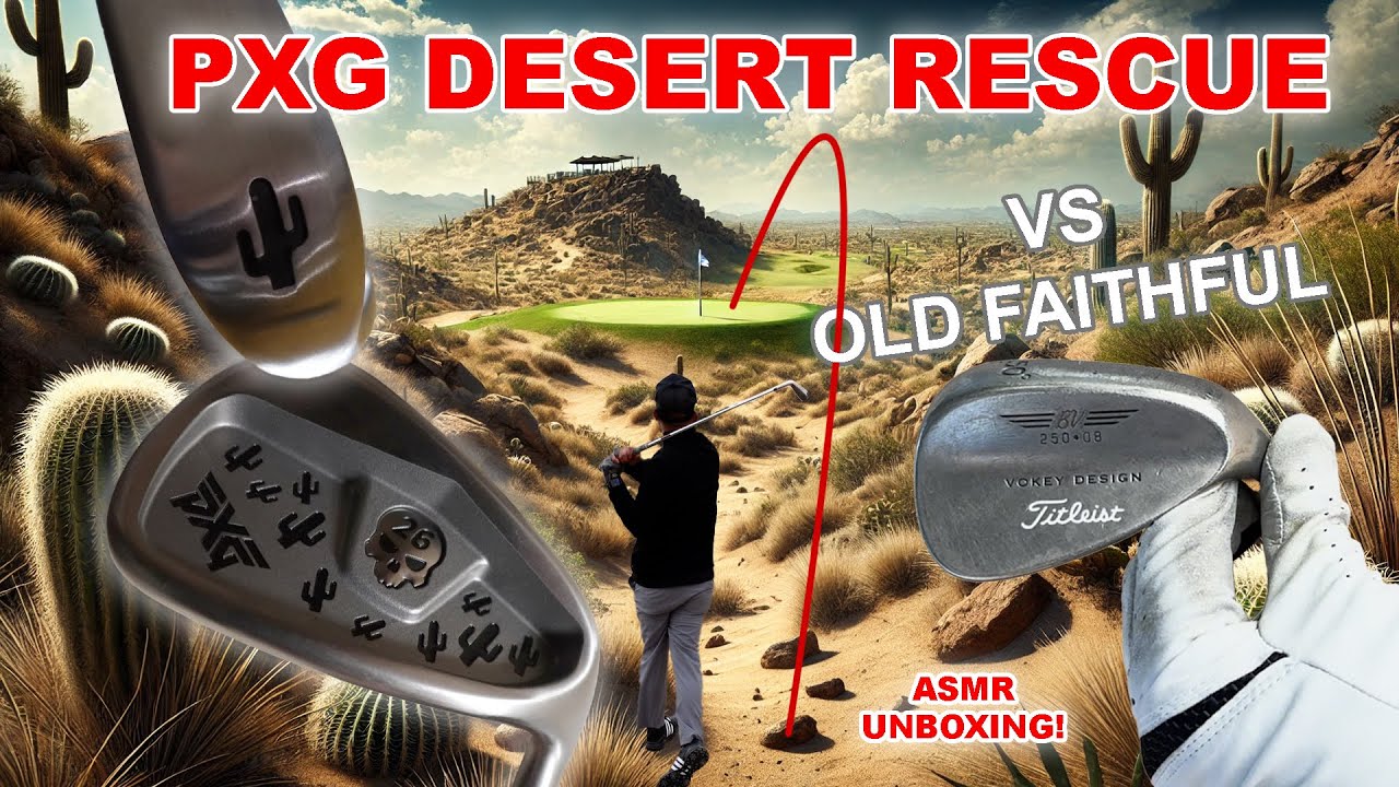 PXG Desert Rescue vs Titleist Vokey 50&deg; Wedge Showdown | Vegas Golf | 4K Unboxing ASMR