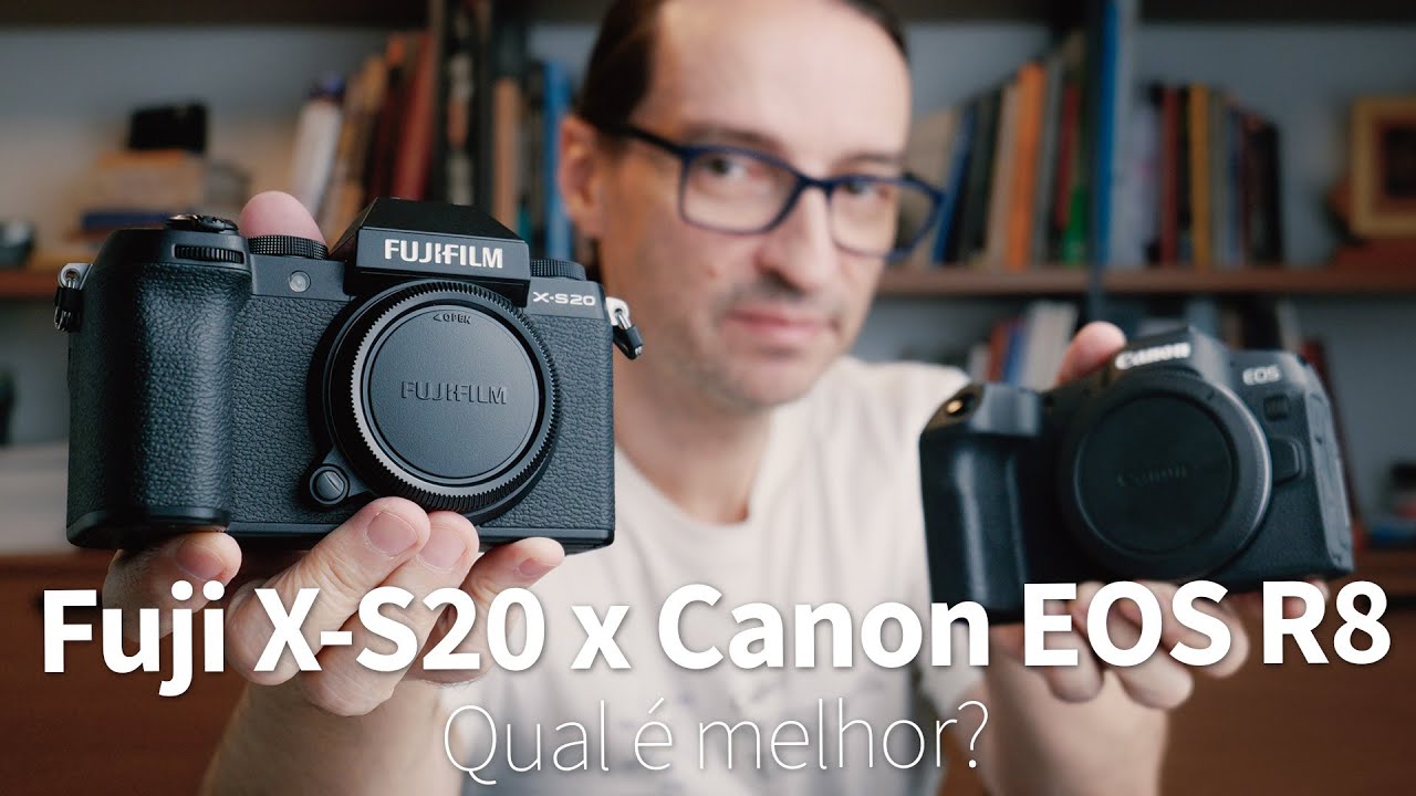 Fujifilm X-S20 enfrenta Canon EOS R8, qual é a melhor? Duelo de câmeras.