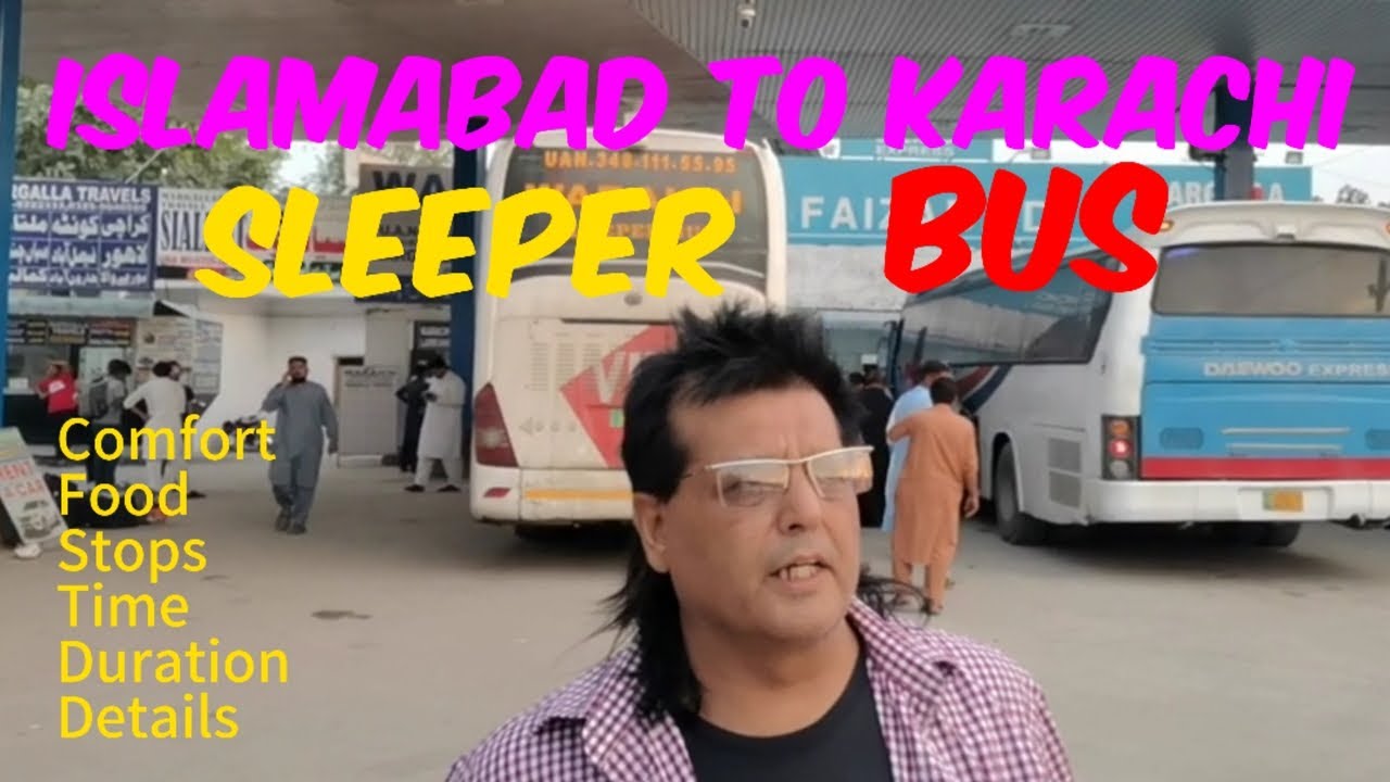 Islamabad to karachi sleeper bus