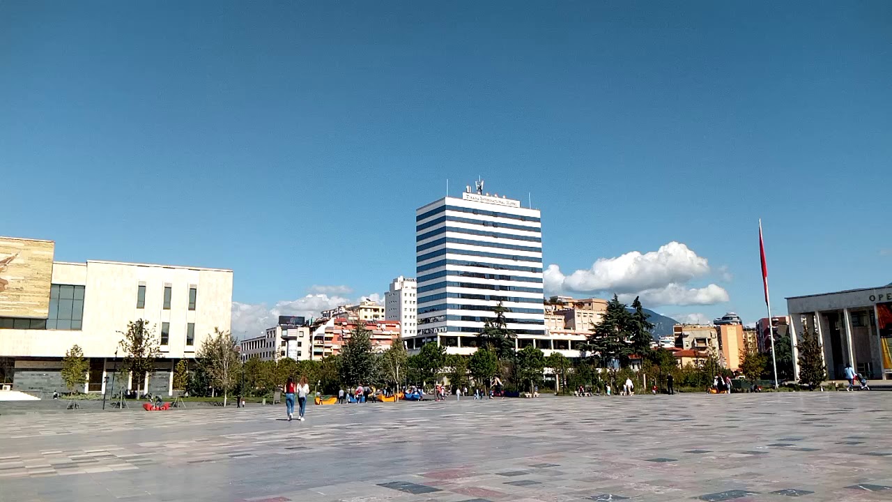 Центр Тиране Албании #Albaniya #Tirana #city_​​center
