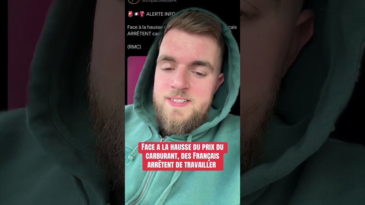 Des fran&ccedil;ais arr&ecirc;tent de travailler face &agrave; la hausse du carburant