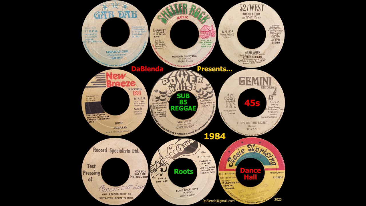 DaBlenda Presents SUB 85 REGGAE 1984