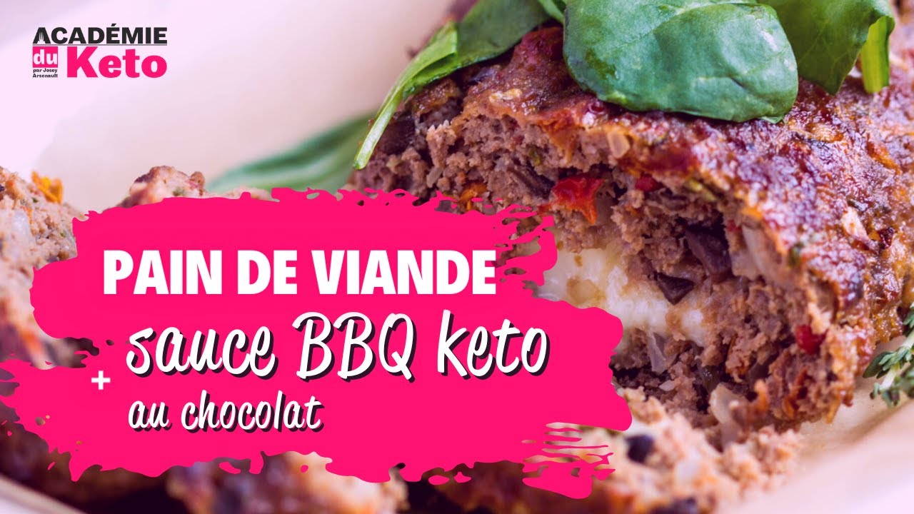 Pain de viande & sauce BBQ Keto au chocolat!