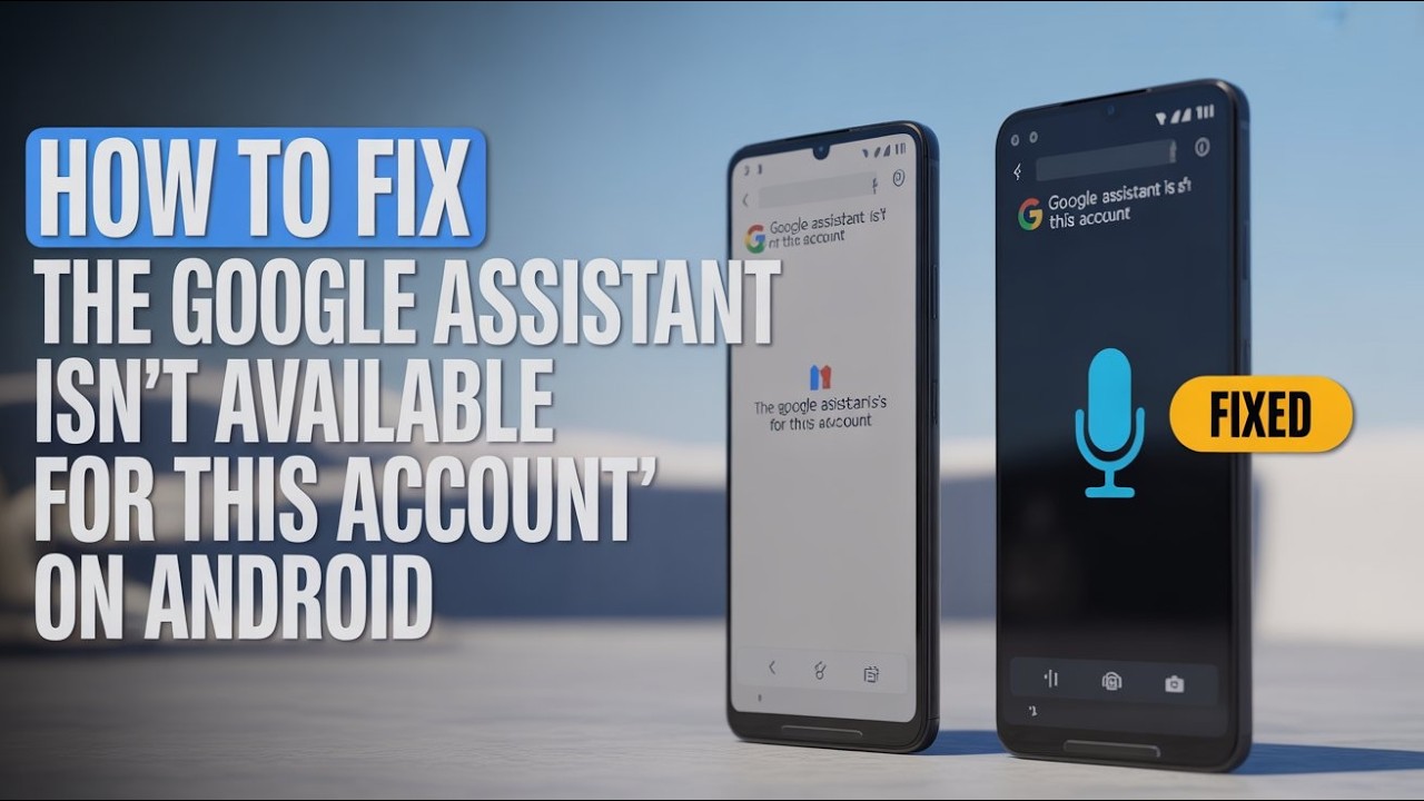 Как исправить ошибку &laquo;Google Ассистент недоступен для этой учетной записи&raquo; на Android