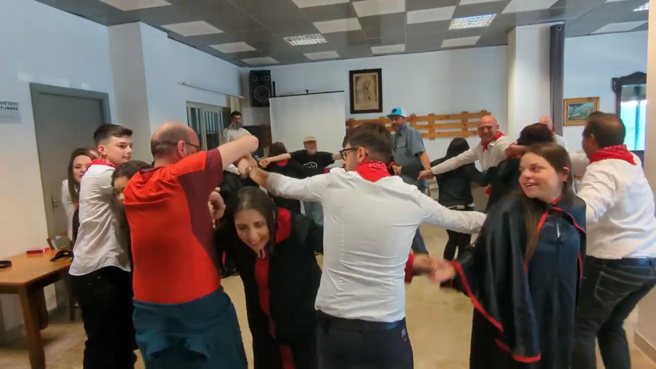 Bisacquino Sicily- local folk dance with audience