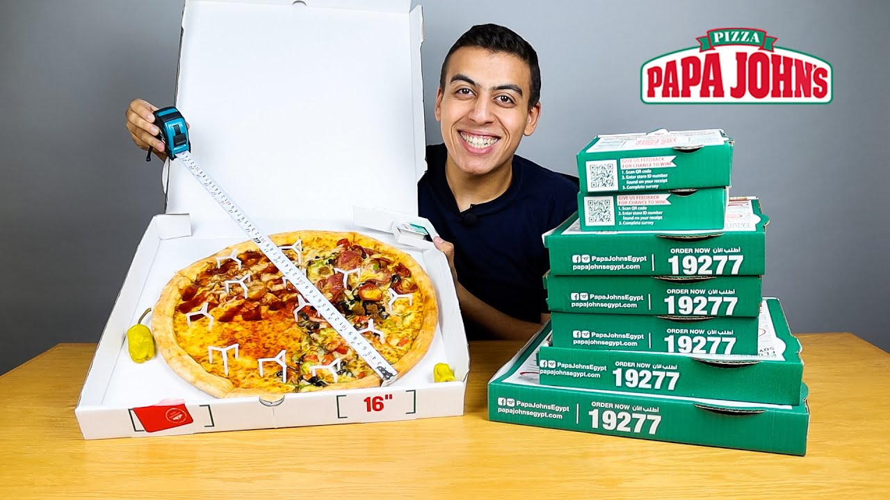 تجربة مطعم بيتزا بابا جونز Papa John's 🍕