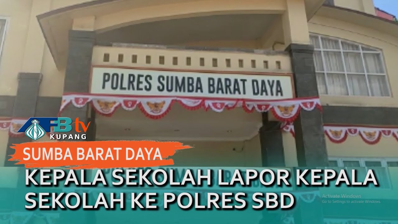 Kepsek Laporkan Kepsek ke Polres Sumba Barat Daya