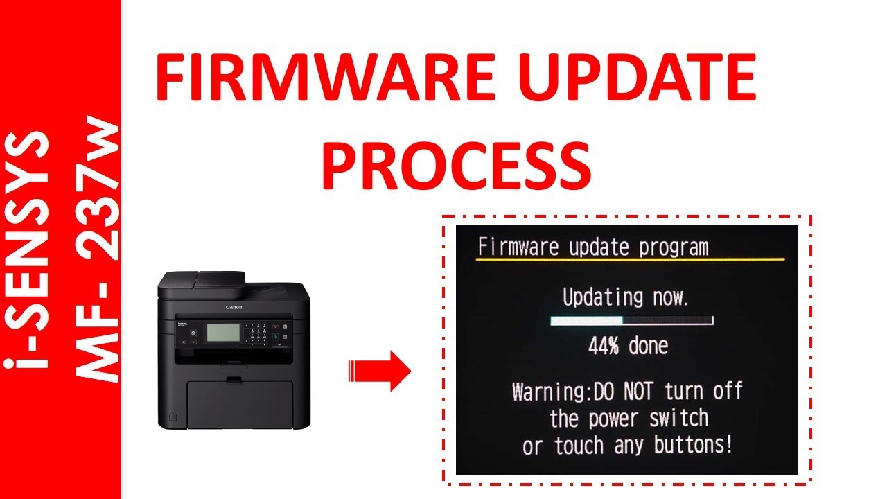 i-SENSYS MF217w FIRMWARE UPDATE
