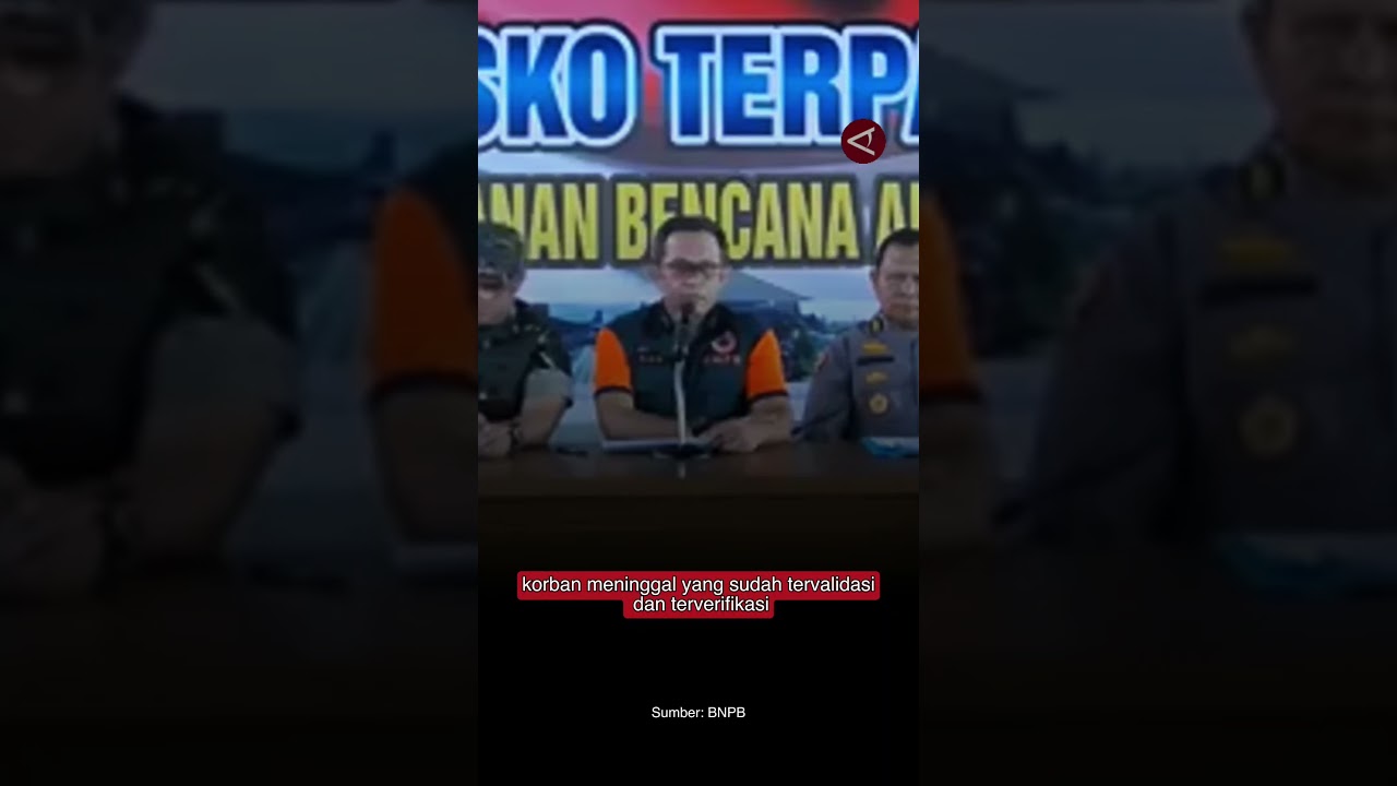 Update BNPB: 770 tewas dalam bencana banjir Sumatera