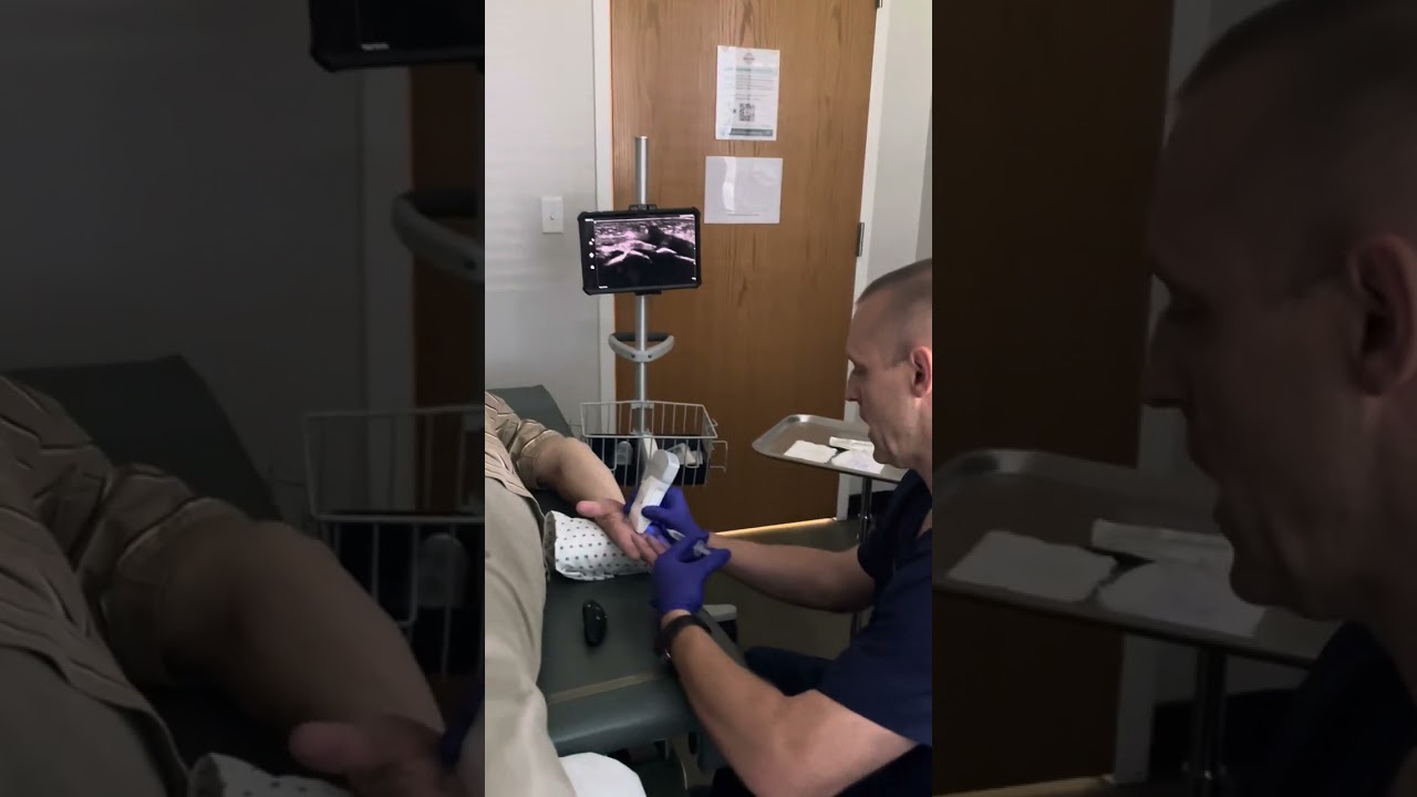 Trigger finger injection