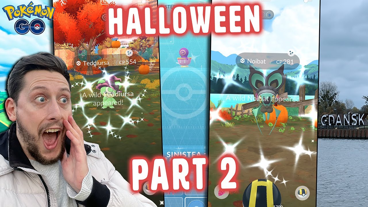 WE GOT SO LUCKY! Shiny Costume NOIBAT & TEDDIURSA & MORE - *Halloween Part 2* (Pokemon GO) in Gdansk