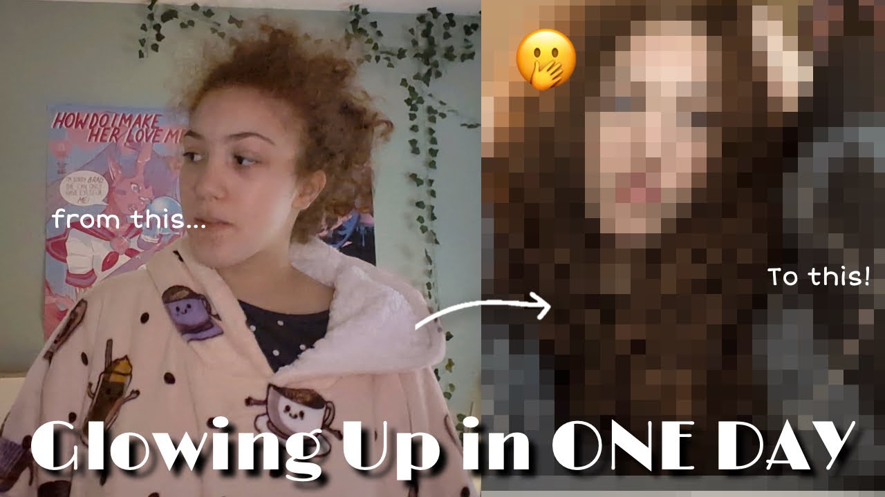 I Tried To GLOW UP In One Day | At home makeover |