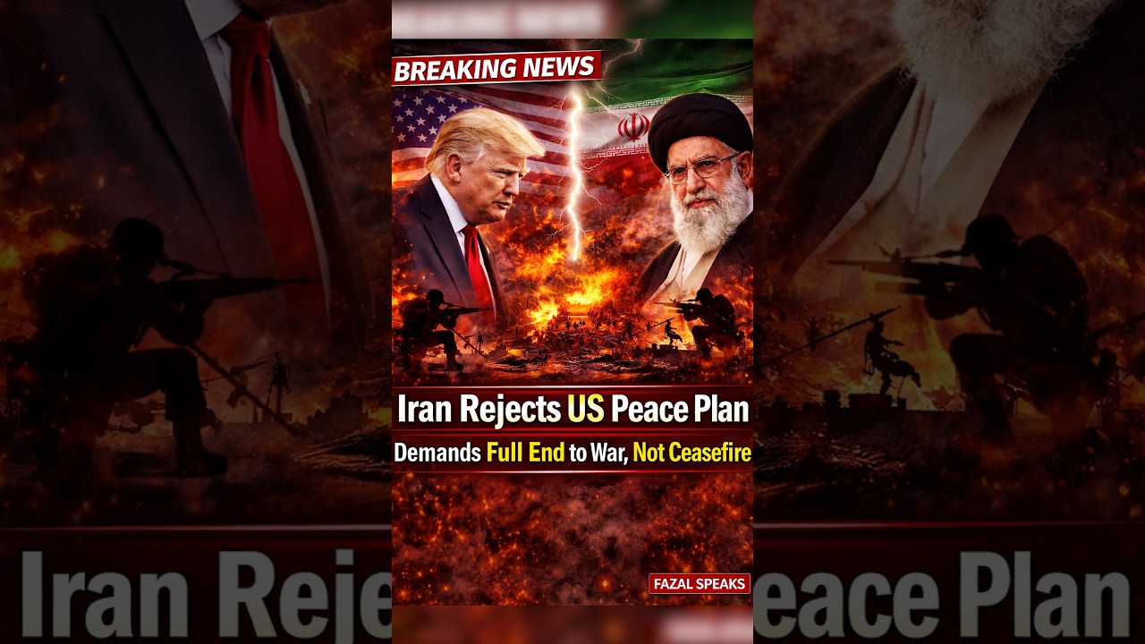 Iran rejects trump's peace plan! #shorts #viral #iran #trump