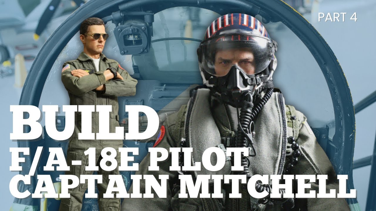 Part 4 of Building the 1/6 scale DID F/A-18E Pilot Captain Mitchell action figure