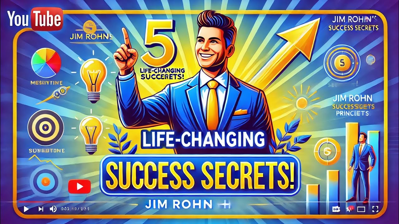 5 Life-Changing Success Secrets by Jim Rohn | Motivational Speech in Hinglish for Growth & Wealth 🚀💪