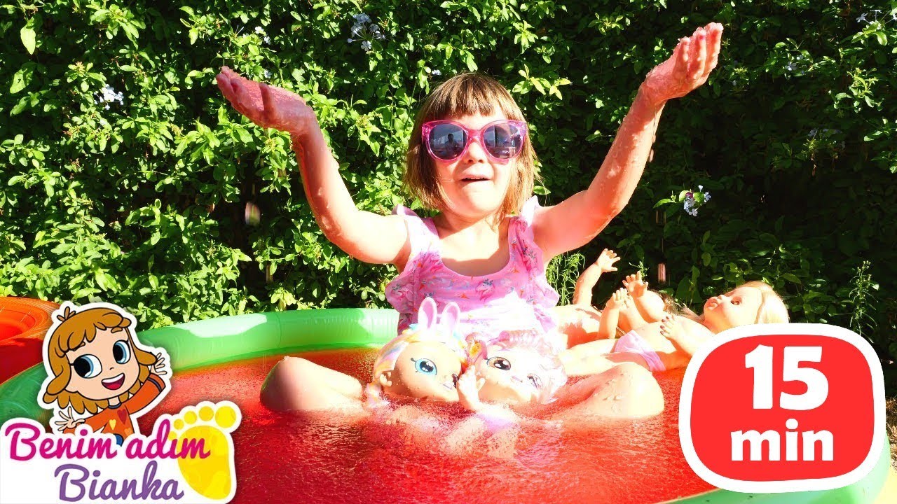Bianka ile çocuk videoları. Oyuncak bebekler, Candyland ve polis oyunu!
