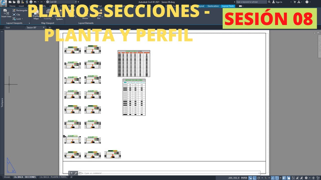 Crear planos para Redes de Alcantarillado con Civil 3D (Sesión 08)