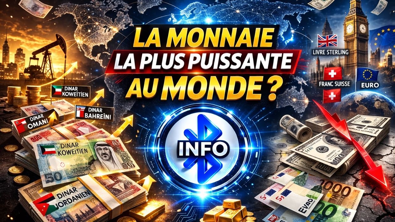 Les 10 Monnaies Les Plus FORTES au Monde...Le Dollars plus bas !