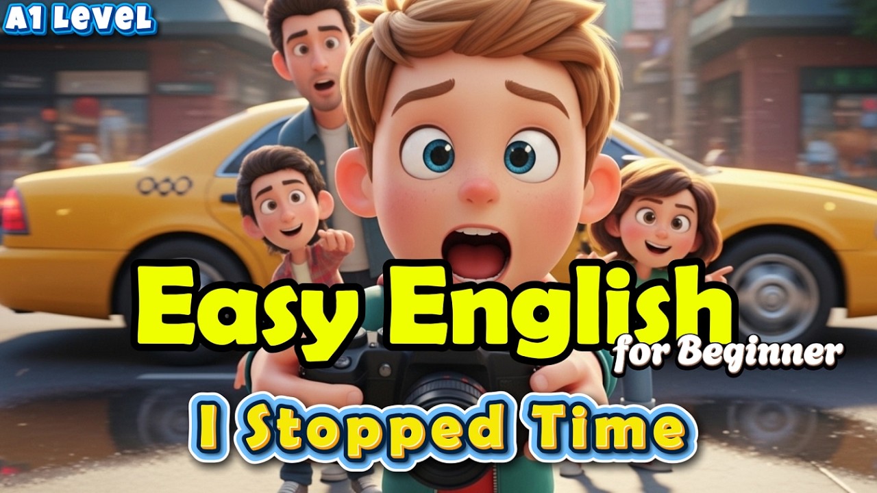 Toby Learns Photography! - English Story for Beginners - Shadowing English | #englishforbeginners