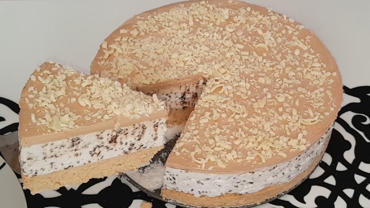 Ukusna sladoled torta,bez pečenja i kuhanja gotova za 10min.Recept koji morate probati!