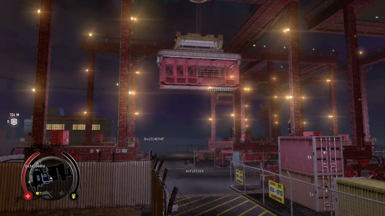 Unused crane (drop cargo) animation