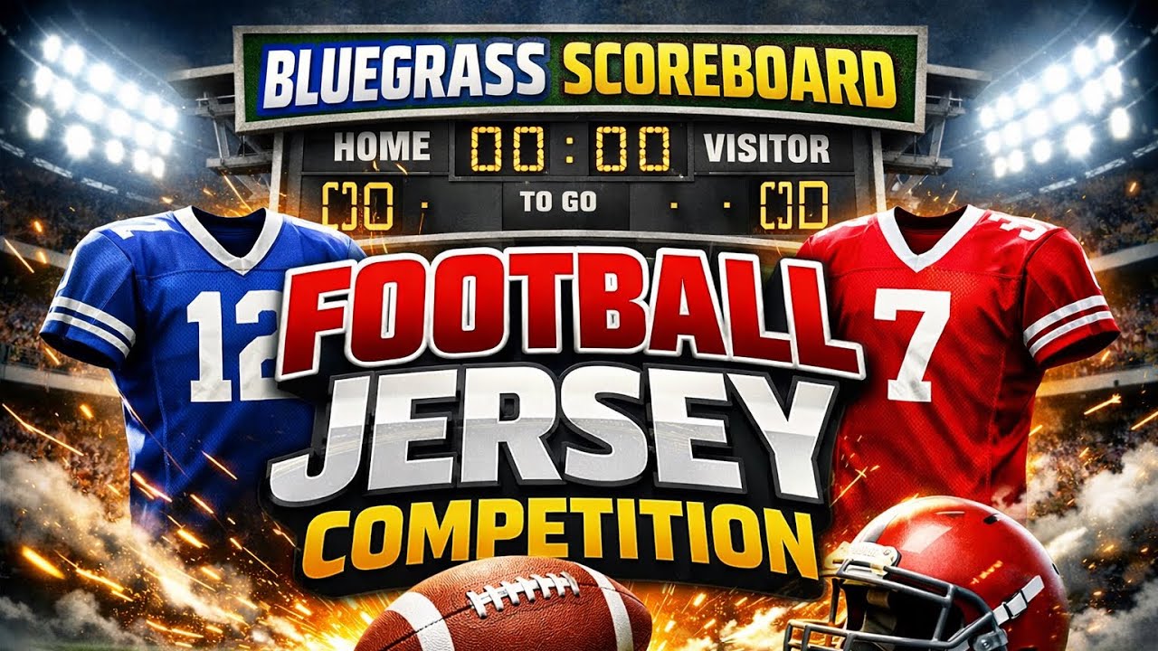 Bluegrass Scoreboard Football Jersey competition for 1A