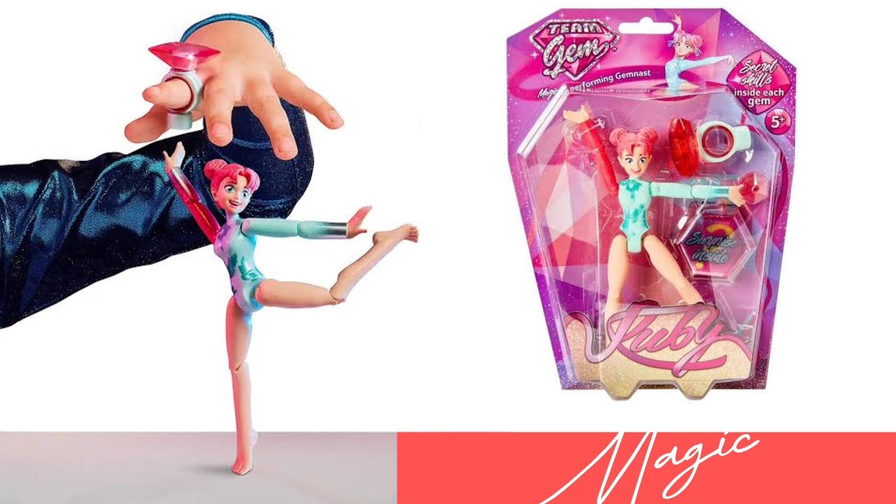 Mainan Yang Bisa Senam 😱 Team Gem Magic Balance Gem Gymnast Doll - Ruby part 1 [Unboxing]