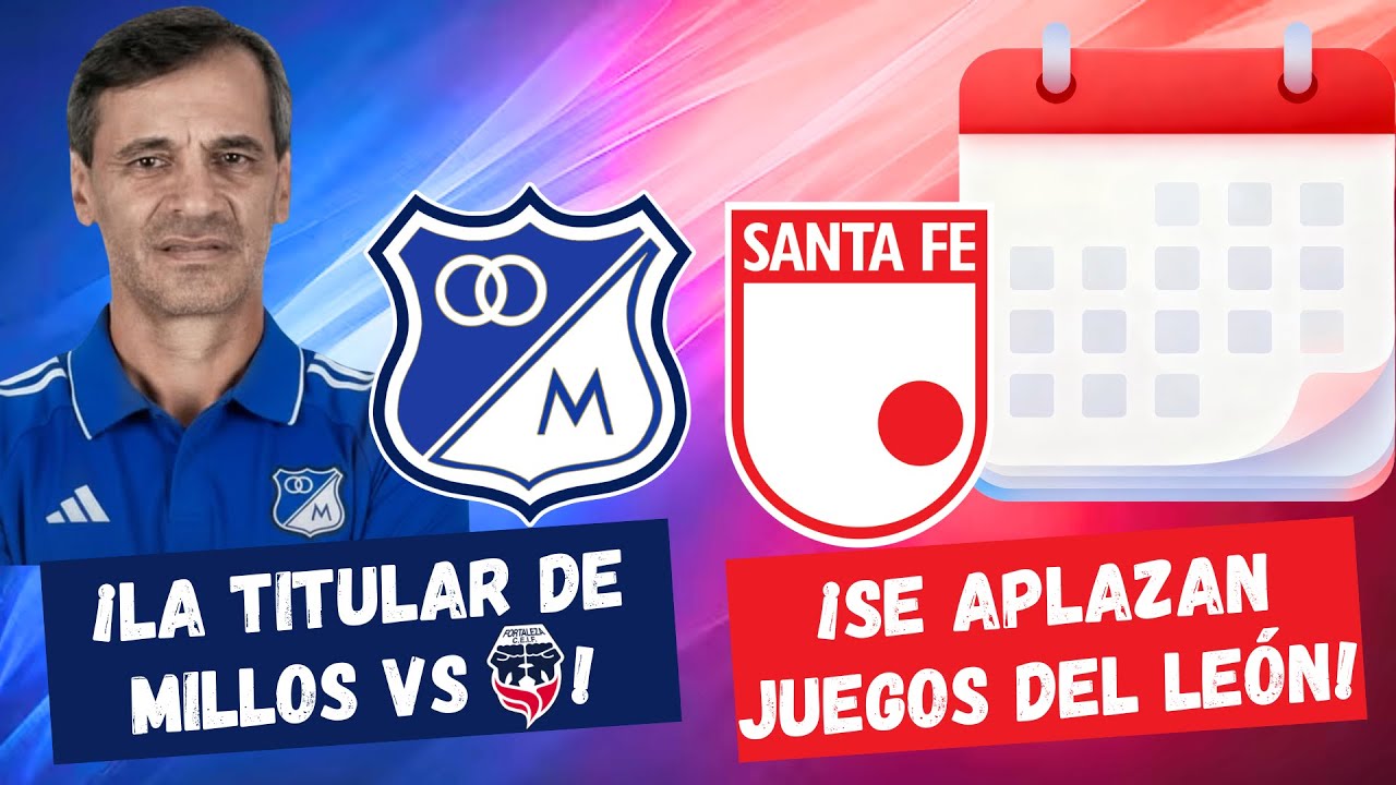 &iexcl;La Titular de Millonarios! &iexcl;Se Aplazan Partidos de Santa Fe! | #FutbolDC