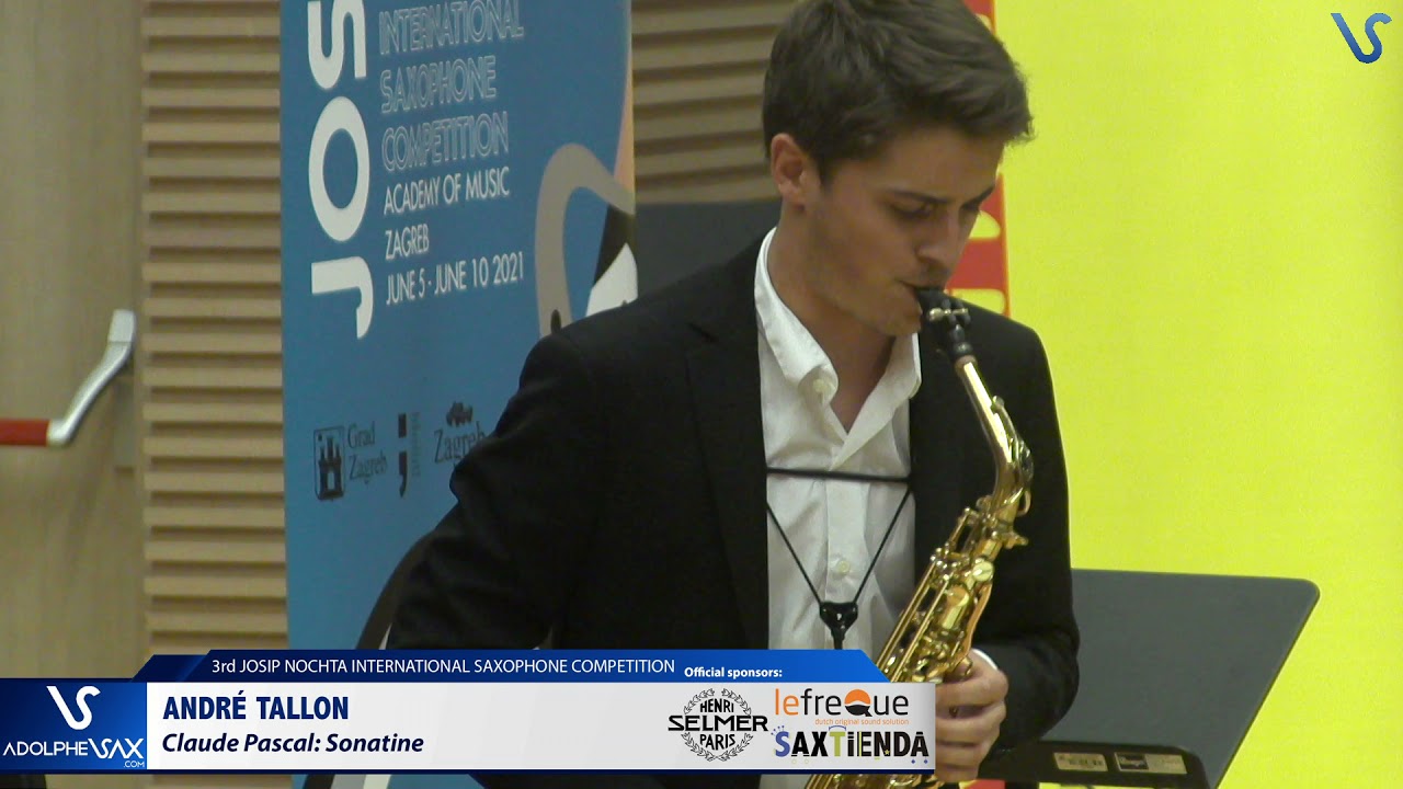André Tallon plays Sonatine by Claude Pascal