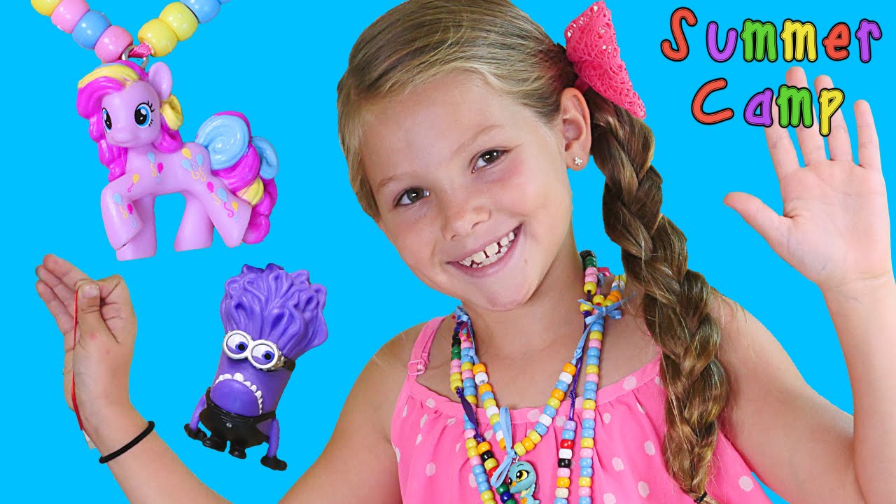 MY LITTLE PONY & MINION Homemade Toy Necklaces Do It Yourself - Learning at DCTC Summer Camp!