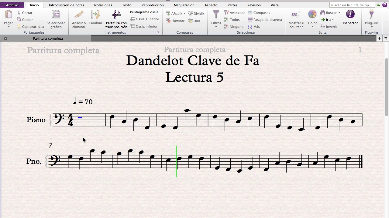 Clave de Fa - Lectura 5