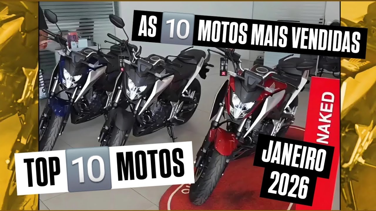 CB TWISTER VENDE MAIS QUE FZ25 MAS PERDE PARA FACTOR 150🔥 TOP 10 MOTOS MAIS VENDIDAS DE JANEIRO 2026