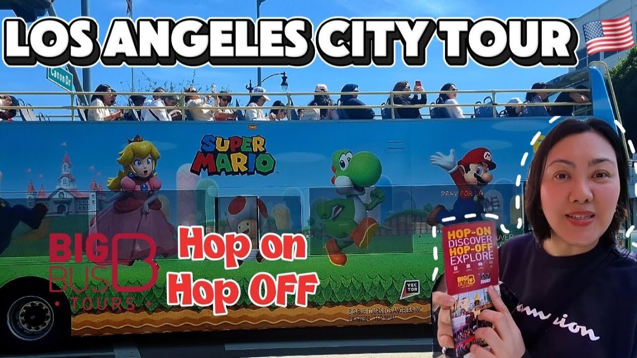 Los Angeles City Tour 🇺🇲 | Big Bus Tour | Places to Visit in Los Angeles California
