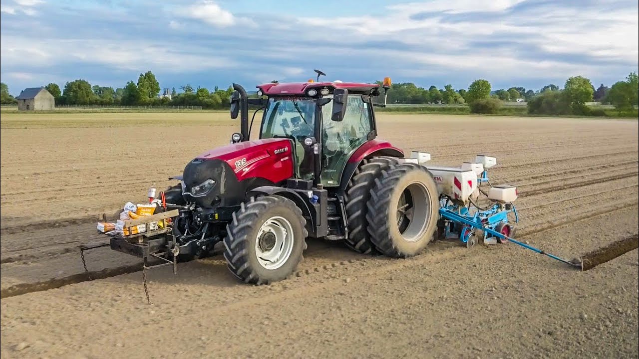 Semis des essais de MAÏS avec PIONEER au Gaec Lahitau