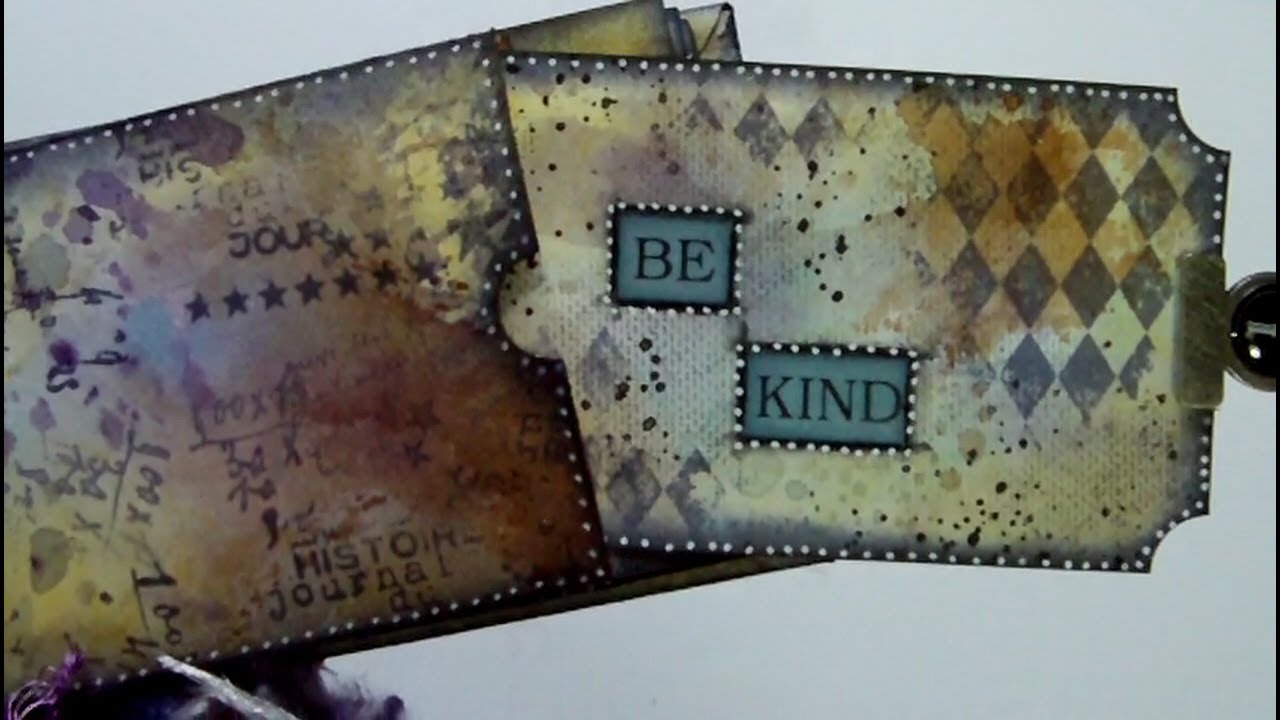 Mixed Media Mini Book - Keep Life Simple