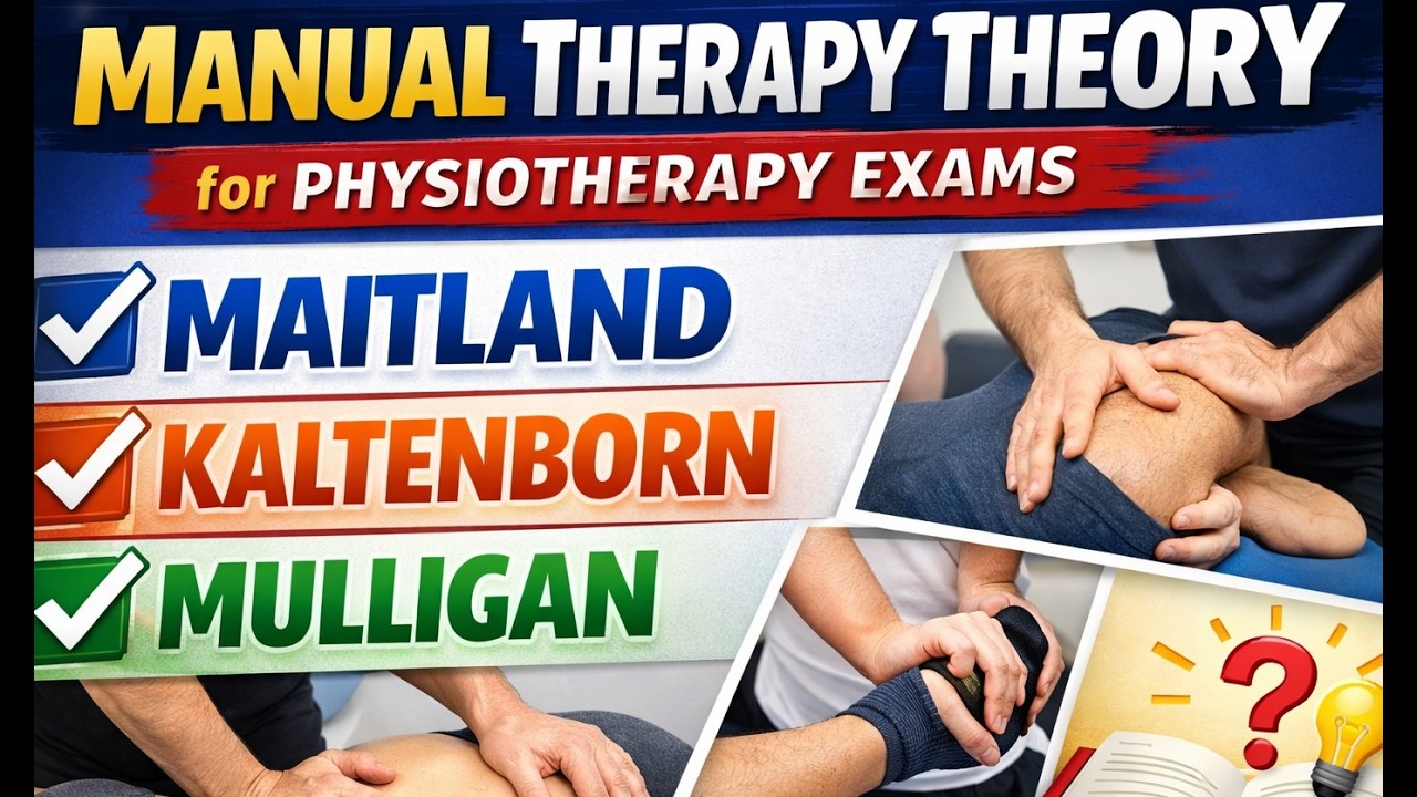 Manual Therapy Theory for Physiotherapy Exams | Maitland, Kaltenborn, Mulligan