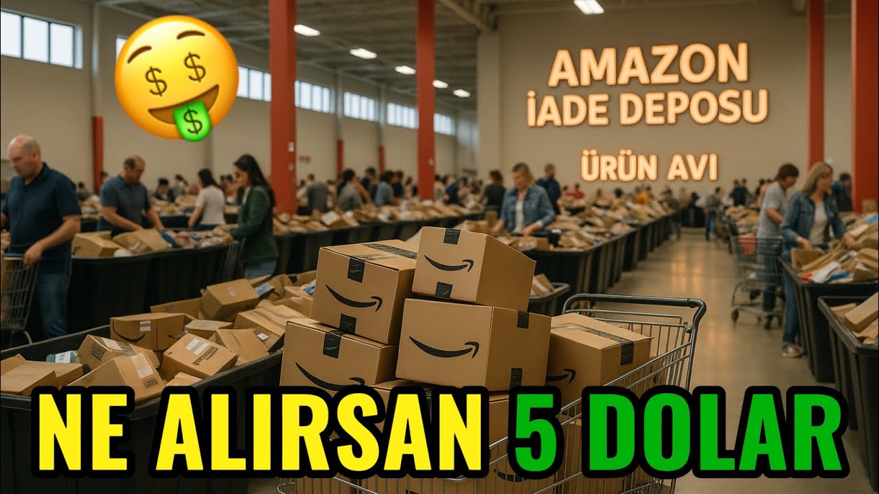 AMAZON İADE DEPOSU - ÜRÜN AVI - NE ALIRSAN $5