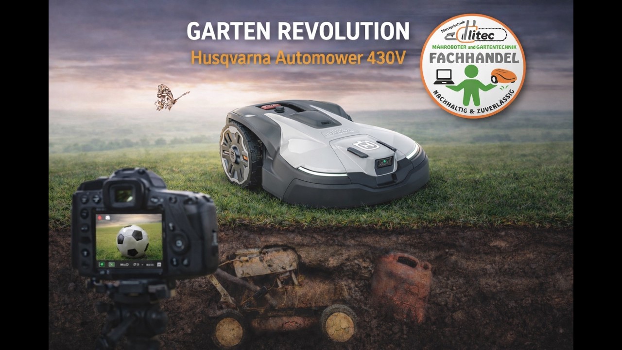 Jedem Rasen gewachsen – smart KI-gestützt der Husqvarna Automower® 430V NERA