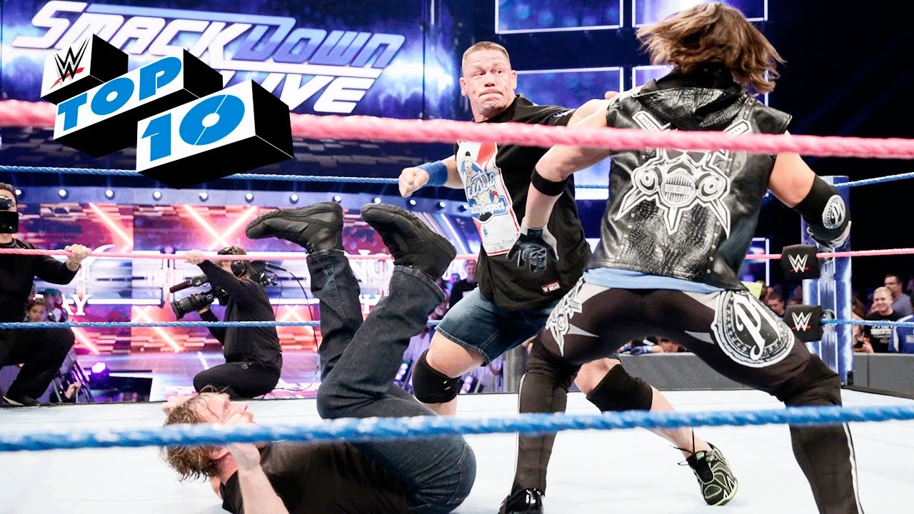 10 лучших моментов SmackDown LIVE: WWE Top 10, 4 октября 2016 г.