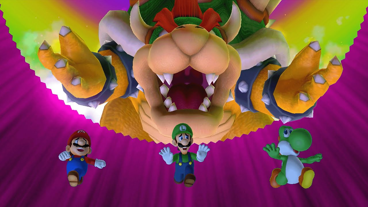 Mario Party 10 - Mario vs Luigi vs Yoshi vs Toad vs Bowser - Mushroom Park