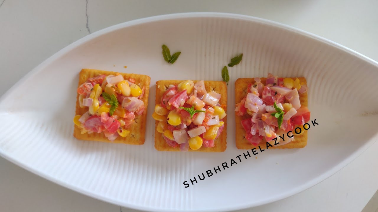 crunchy canapes
