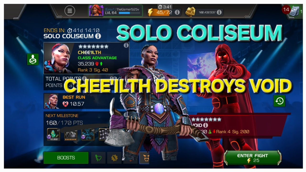MCOC Solo Coliseum - Void boss fight